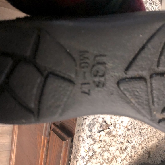 Ugg Classic Vintage Tall Boots Black Tasman Braid on back Black W7-M6 - Picture 5 of 6